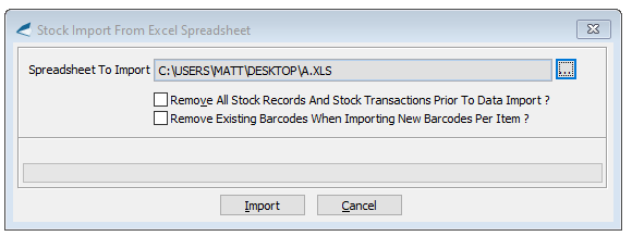 Stock Import Screenshot 2