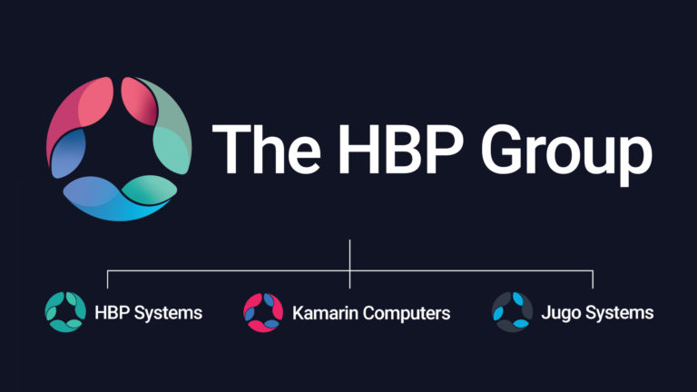 The HBP Group Structure showing HBP Systems, Kamarin Computers and Jugo Systems