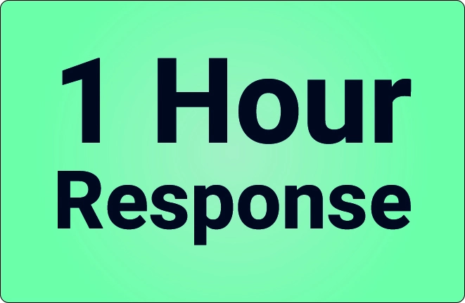 1 Hour Response